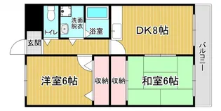 「カルモ中村」【403号室】の間取り