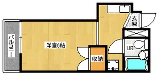 「シャンボール今出川」【601号室】の間取り