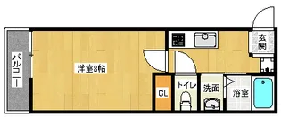 「アークリード千本今出川」【402号室】の間取り