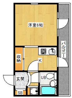 「リバティ西陣」【410号室】の間取り