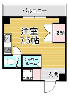 「エスポワール里西」【405号室】の間取り