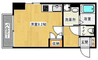 「Casa Carino」【105号室】の間取り