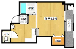 「葛城マンション」【311号室】の間取り