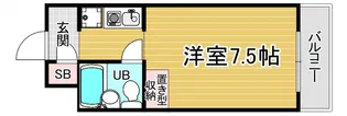 「TATSUMIYAビル」【203号室】の間取り