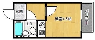 「カサディマノ」【103号室】の間取り