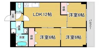 エーデル音羽【5階】の間取り
