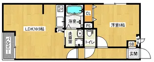 「レジデンス北白川」【101号室】の間取り