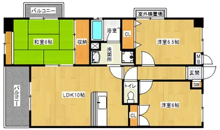 「スマイルオーキット」【5階】の間取り