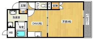 「セントポーリア嵯峨野清水町」【1階】の間取り