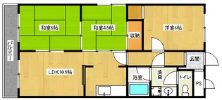 「ラポート柳田」【3階】の間取り