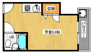 「ルミエール蘭」【2階】の間取り