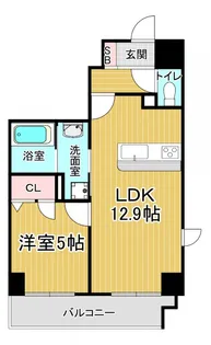 「PADMA烏丸御池」【2階】の間取り