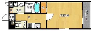 「ロゼッタ北山」【401号室】の間取り