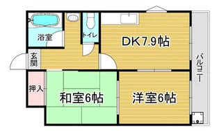「サンマンションナリマチ」【4階】の間取り