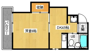 「プティパレ」【207号室】の間取り