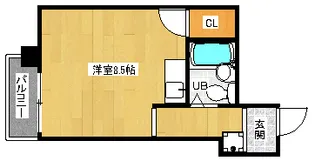 「メゾン・ド・リュート」【4階】の間取り