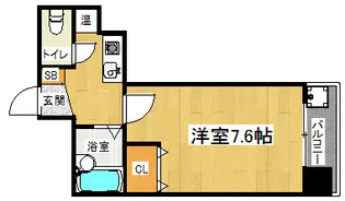 「アクティ堀川」【9階】の間取り