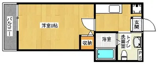 「アークリード西陣」【101号室】の間取り