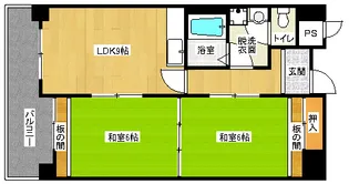 「サンサーラ21」【703号室】の間取り