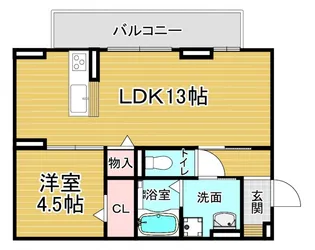 「ジラソーレ」【205号室】の間取り