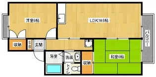 「スィーツ山路」【B-202号室】の間取り
