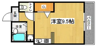「カーサセブン」【305号室】の間取り