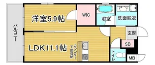 「ベラジオ雅び京都洛央」【4階】の間取り