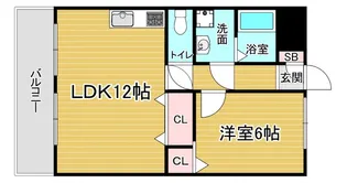 「ヴィヨーム京都北大路」【102号室】の間取り