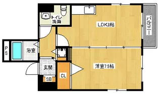 「グランドパルティールⅢ」【4階】の間取り