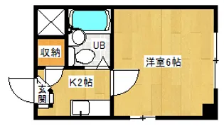 「コミュニティー41」【217号室】の間取り