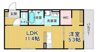 「J’fort京都山科Ⅱ」【302号室】の間取り