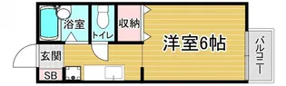 「COZY STATION UTANO」【1階】の間取り
