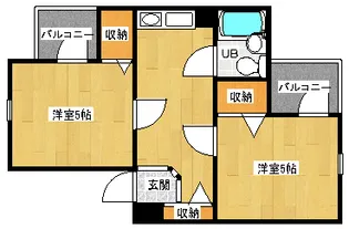 「アブレスト西洞院」【3-B号室】の間取り