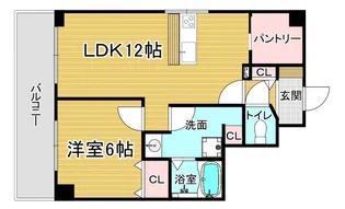 「パインフィールド二条城」【2階】の間取り