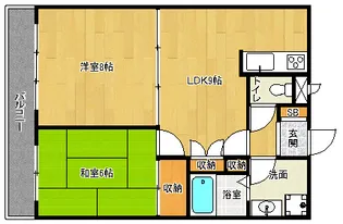 「グリーンヴィレッジ吉田」【4階】の間取り