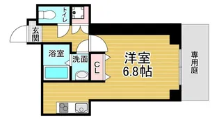 「プリオーレ衣笠」【1004号室】の間取り