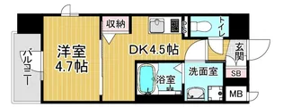 「プラシード京都」【6階】の間取り