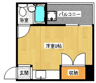 「ラビットハイツ」【307号室】の間取り
