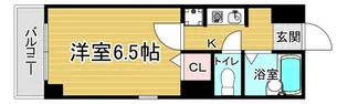 「フォルム大将軍」【201号室】の間取り