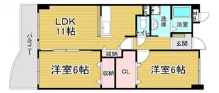 「フルール野色」【210号室】の間取り