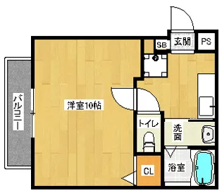 「アークリード大津」【301号室】の間取り