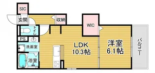 「ディル西京極」【2階】の間取り