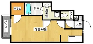 「グリーンズ洛北」【105号室】の間取り