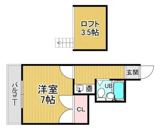 「パヴィオン・ド・ラレーヌ」【1階】の間取り