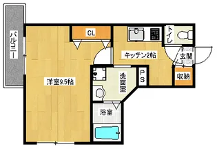 「YAMASHO23」【505号室】の間取り