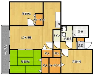「エル・パティオ田原」【3階】の間取り