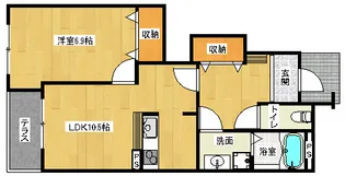 「ブライトハウス瀬田」【A-102号室】の間取り