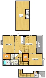 「スプリングフォレストⅢ」【202号室】の間取り