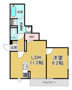 「ソラーナ」【103号室】の間取り