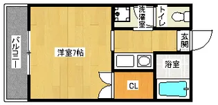 「グレーシー西ノ京」【5階】の間取り